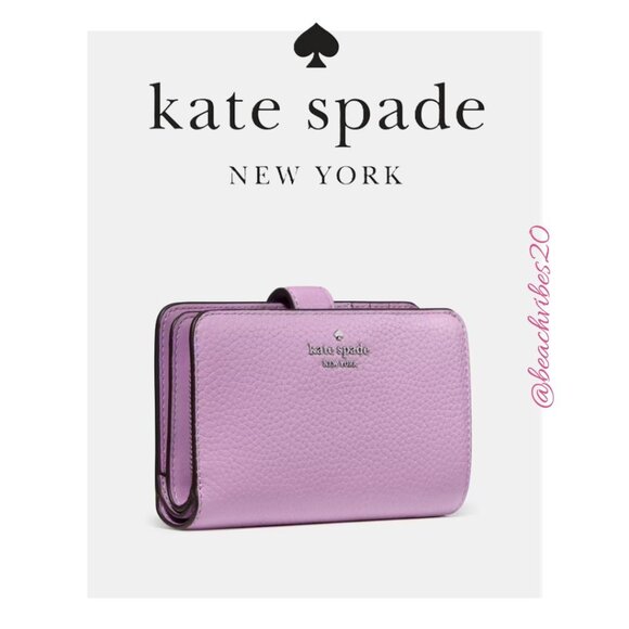 KATE SPADE Lena Medium Bifold Wallet Wisteria NWT O-398 - Picture 3 of 4